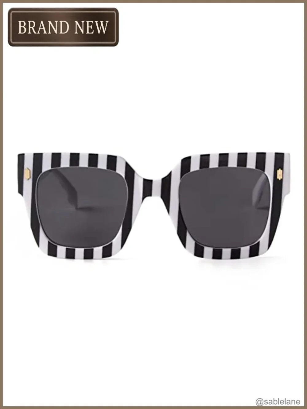 Oversized Square Sunglasses Women UV400 Plastic Frame